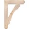 Ekena Millwork Olympic Craftsman Smooth Bracket w/ Offset Brace, Douglas Fir, 7 1/2"W x 30"D x 42"H BKT0806X30X42OLY04SDF - alternate 4